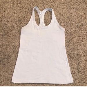 Lululemon white tank size 10